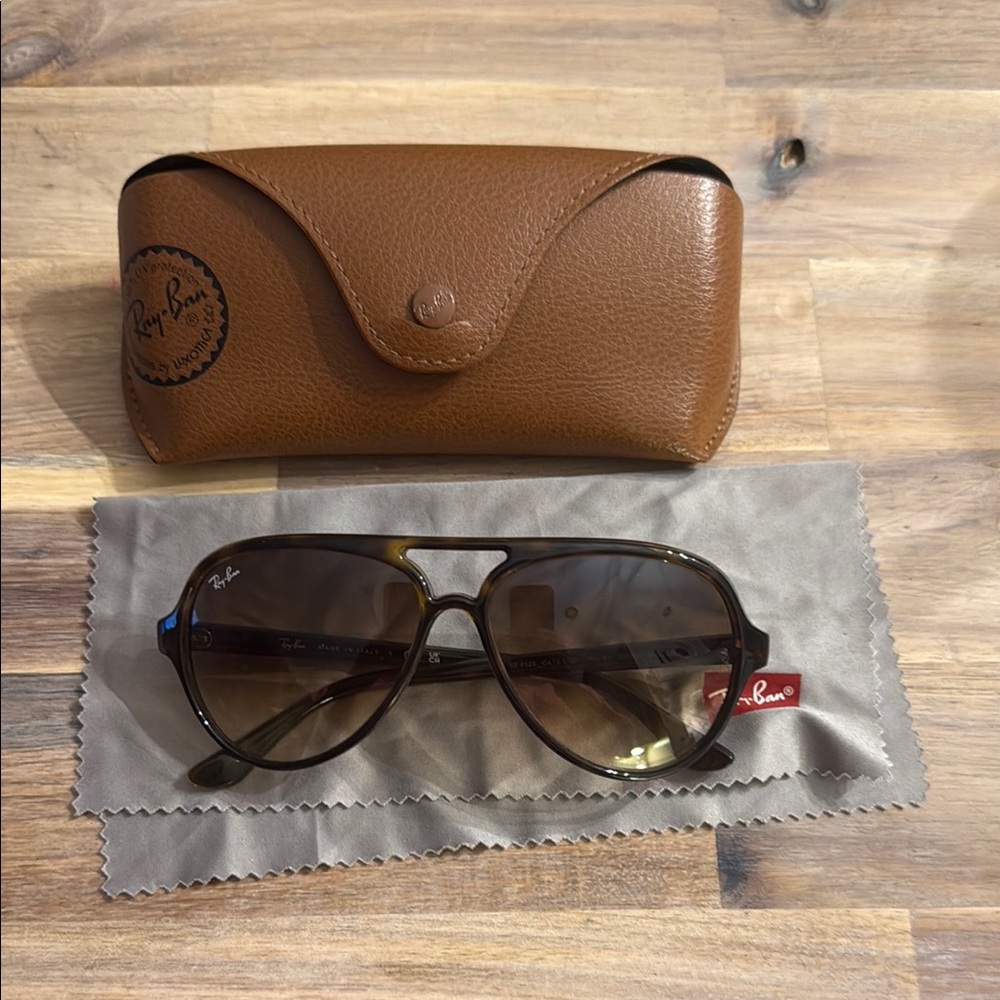 Ray-Ban Brown Aviator Sunglasses